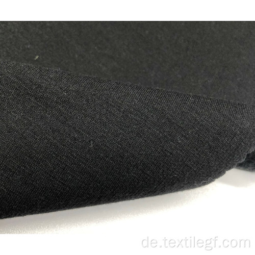 Heißer Verkauf T / C French Black KnittingTerry Brushed Fabric